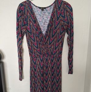 Multi-colored maxi dress